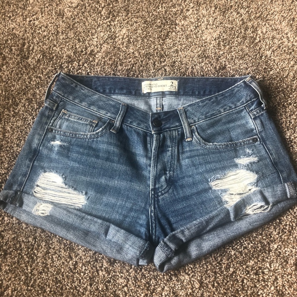 Low Rise Boyfriend Shorts